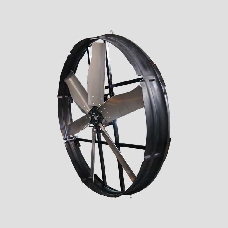 Potenza Ventilatori di ventilazione per il bestiame per il raffreddamento del pollame 6,2 m/s Velocità del vento 2 kW Potenza nominale