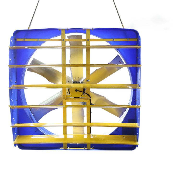 Ventilatore di circolazione in acciaio zincato per raffreddamento avicolo, volume d'aria 12000m3/h, diametro pale 1830mm