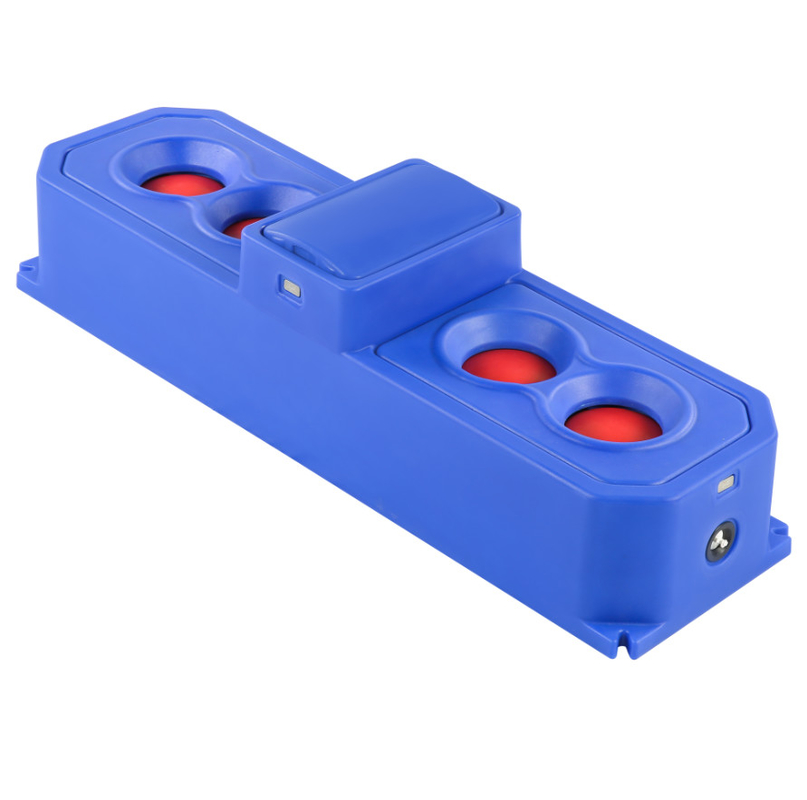 Aguazzone automatico blu a temperatura controllata per il bestiame con controllo della temperatura integrato per il bestiame
