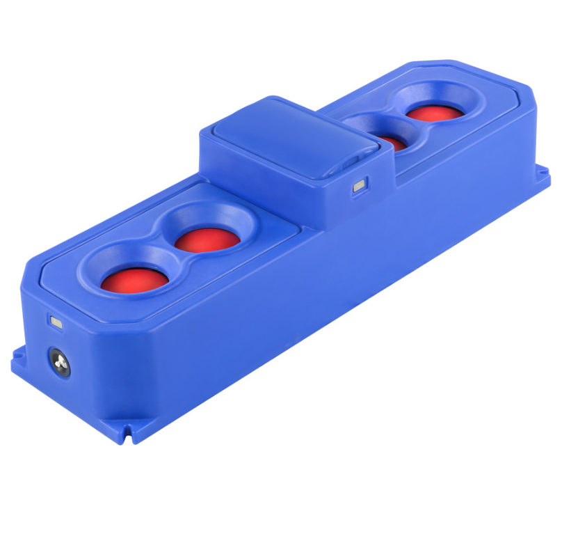 Aguazzone automatico blu a temperatura controllata per il bestiame con controllo della temperatura integrato per il bestiame