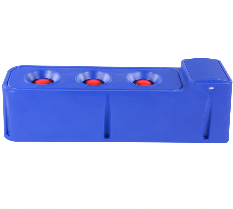 Acquario automatico per bestiame in LLDPE blu con controllo della temperatura integrato per bovini, pecore e cavalli con portata di 100-120 l/min