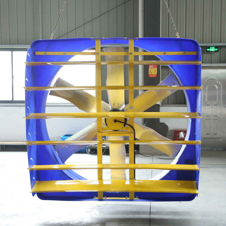 Ventilatore moderno per il bestiame 2 kW 6,2 m/s Velocità del vento per il raffreddamento del pollame