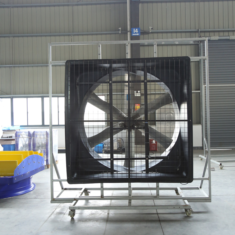 Ventilatore di scarico industriale ad alta potenza da 72 pollici con protezione IP55 e controllo della velocità 345 r/min