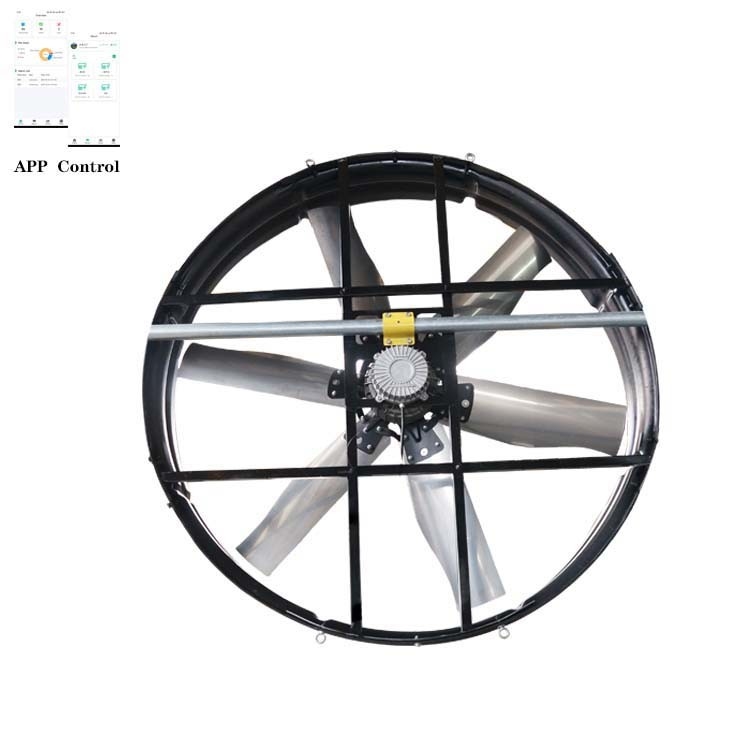 Flusso d'aria ventilatore di scarico industriale da 72 pollici grado di protezione IP55 per una ventilazione sicura sul posto di lavoro
