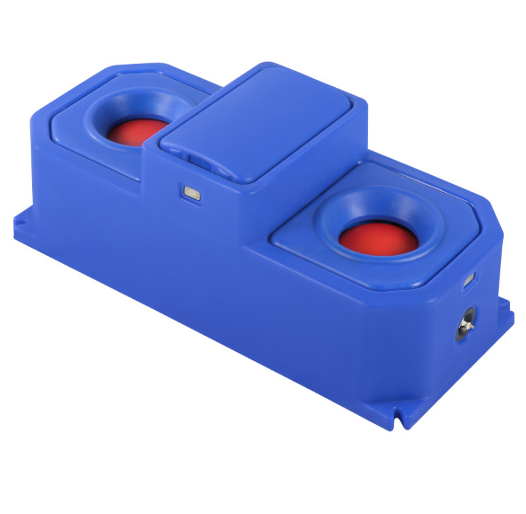 Serbatoio d'acqua per animali da allevamento blu resistente agli urti pesanti 226L Capacità 30-50L/min.