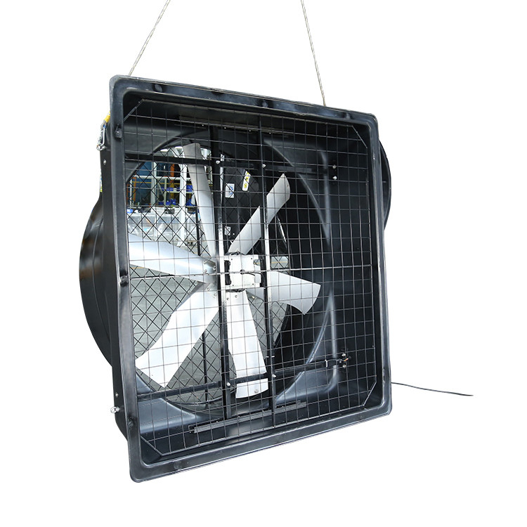 Ventilatore di scarico industriale da 72 pollici con bulloni oculari preinstallati per un'installazione facile a catena