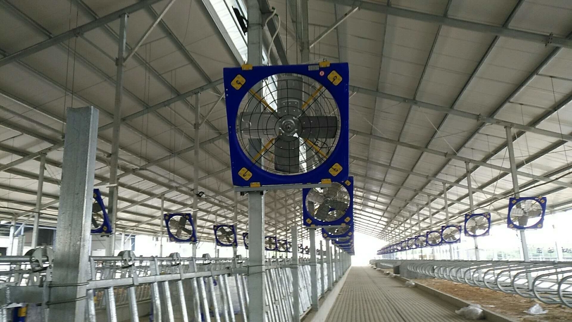Forza 38 Ventilazione del bestiame Ventilatore di circolazione con telaio PE a doppio strato e potenza di ingresso 410w