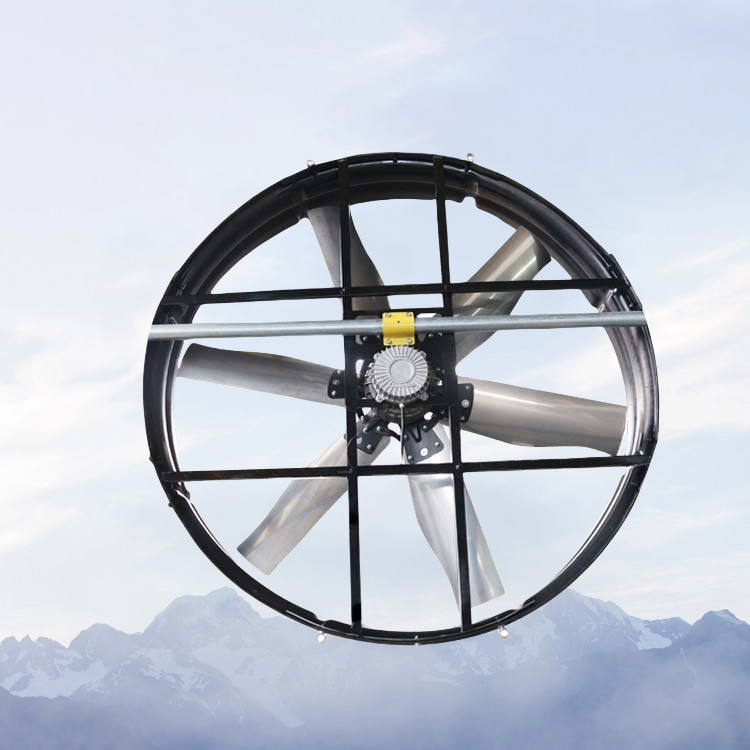 Ventilatore a pannello industriale con alimentazione ad alta efficienza 3Φ 380V 50Hz e volume d'aria eccezionale di 60m3h