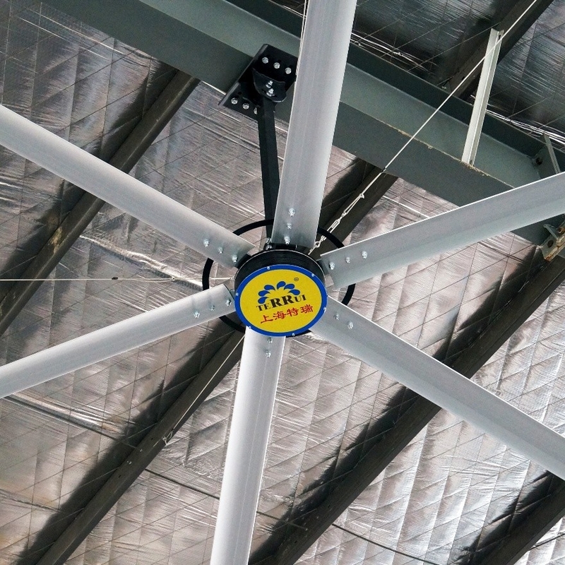 Ventilatore di soffitto industriale con 14300m3/min flusso d'aria per IP55 laboratorio e 6pcs lega