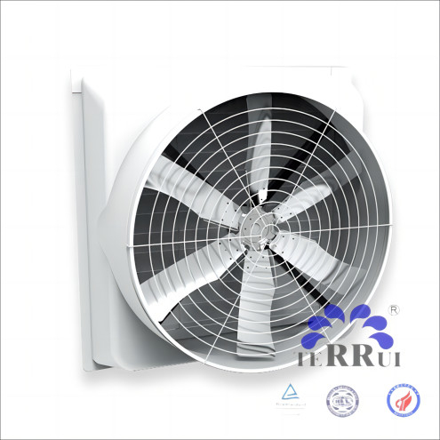 Ventilatore di scarico industriale con velocità di rotazione di 460 r/min per un flusso d'aria ottimale e potenza di 850w