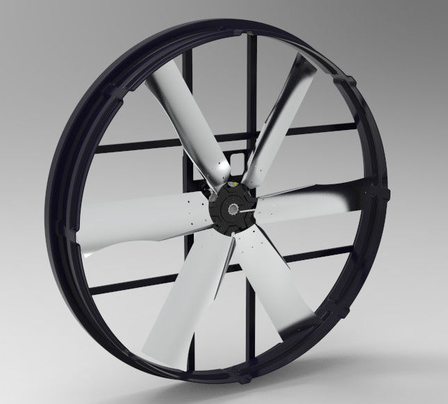 Motore per ventilatore di scarico industriale 2000w/2.7hp 380-480V con lama da 72 pollici per grandi spazi e aziende agricole