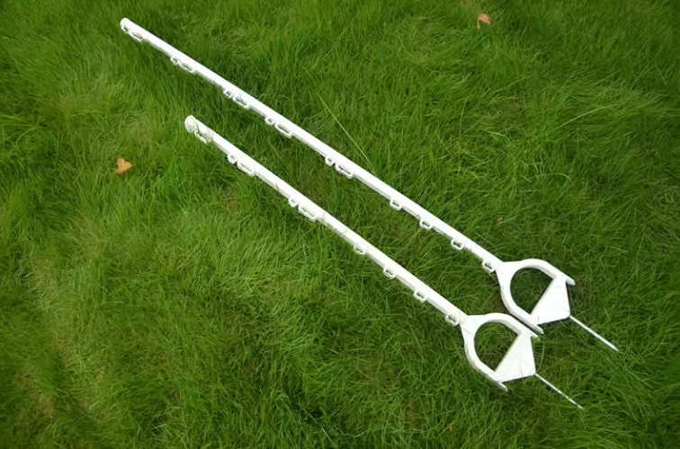 Punti di recinzione elettrica di plastica con proprietà impermeabile e 20 pezzi per cartone imballaggio e telaio non rivestito
