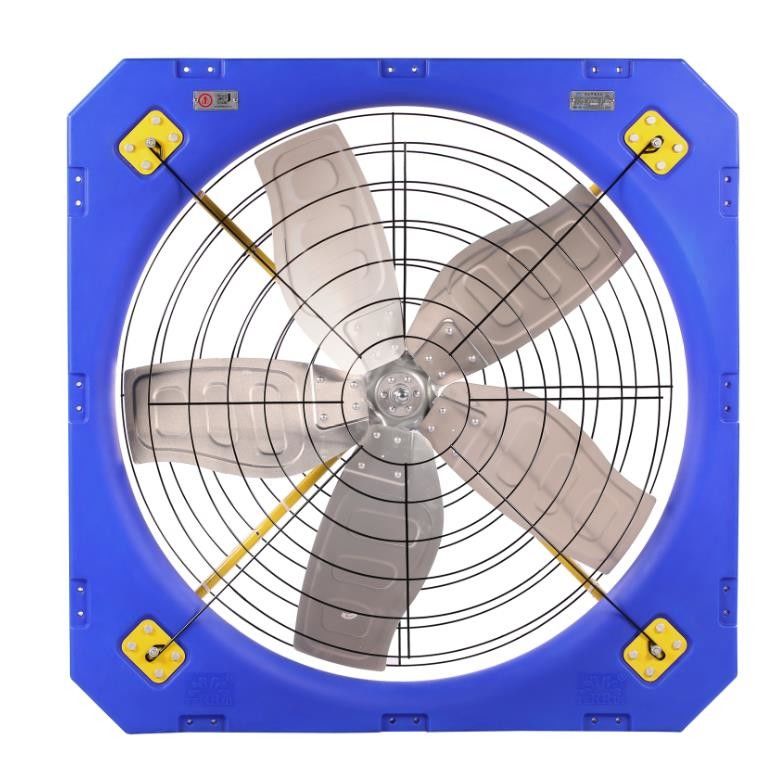 Ventilatore per bestiame con 610 giri al minuto Velocità di rotazione 40700 m3/h Flusso d'aria e potenza 600w/0,8 CV