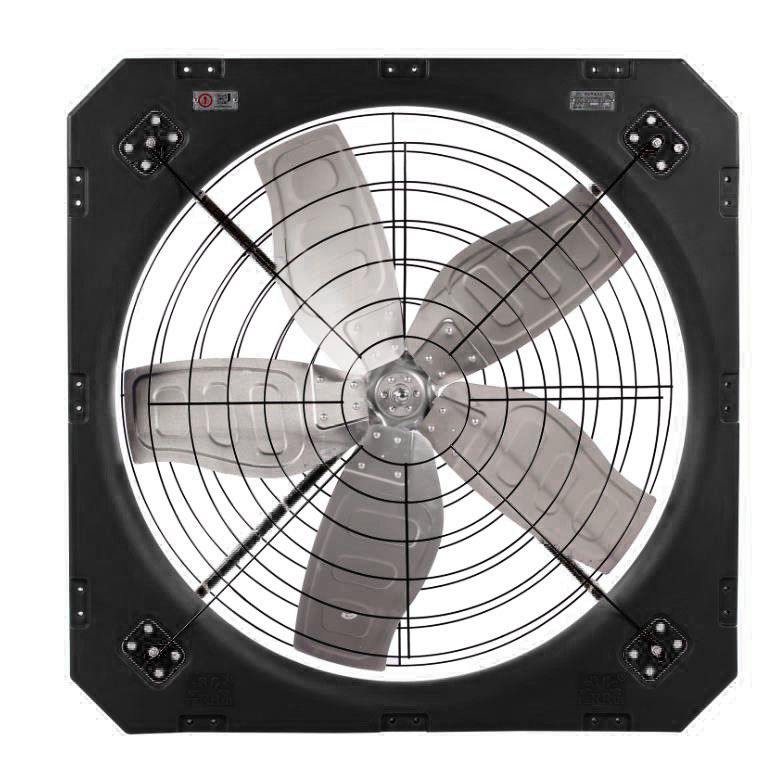 Ventilatori di ventilazione per bestiame con modalità azionamento diretto e frequenza 50-60 Hz