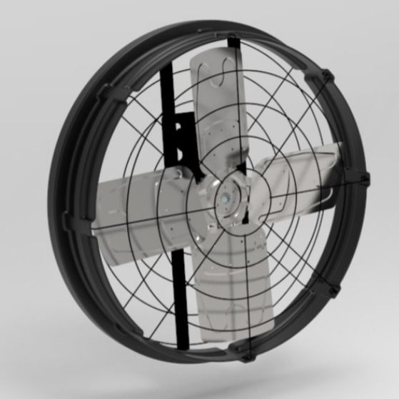 Ventilatore di pollame potente e silenzioso per la gestione del pollame Volume d'aria/W 81,4 m3/h Rumore ≤ 69dB