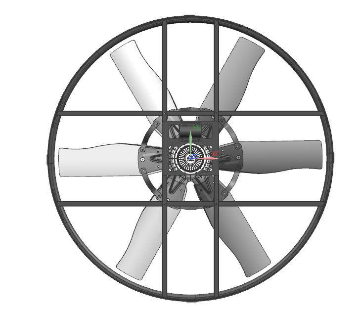 Ventilatori per allevamento con protezione IP55 e risparmio energetico, con motore DC brushless a magneti permanenti a rotore esterno