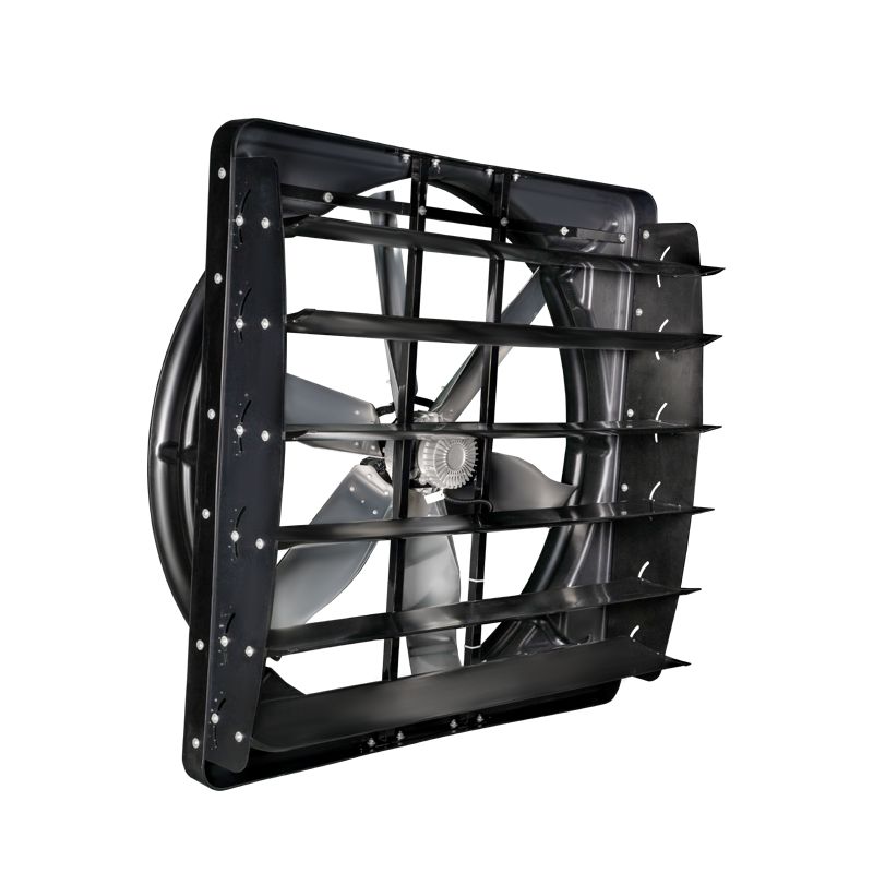 Ventilatore da soffitto industriale con 6 pale in lega e motore DC brushless a magneti permanenti a rotore esterno a risparmio energetico