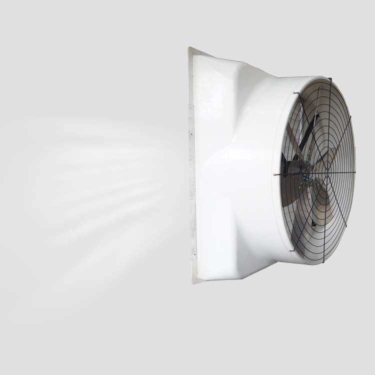 Ventilatore di soffitto industriale a motore a corrente continua senza spazzole a magnete permanente con rotore esterno ad alta velocità d'aria ed efficienza energetica