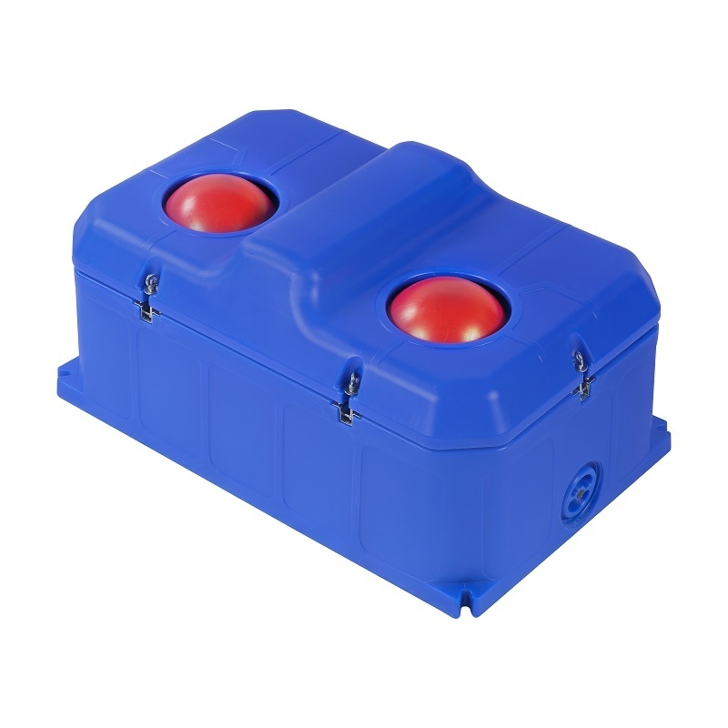 Abbeveratoio per bestiame da 300/79 di capacità, resistente e facile da installare, con tubo intrecciato da 3/4