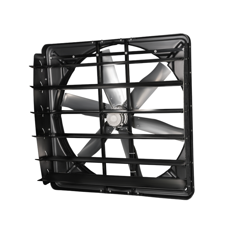 Ventilatore di circolazione industriale per allevamenti lattiero-caseari con potenza 2000w e flusso d'aria 12000m3/h