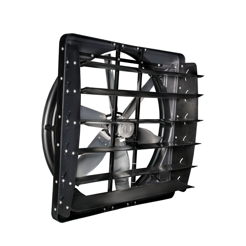Ventilatore di circolazione industriale per allevamenti lattiero-caseari con potenza 2000w e flusso d'aria 12000m3/h
