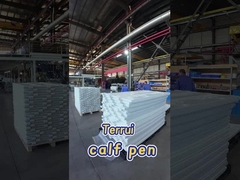 Pannello laterale portatile in polietilene per pisello di vitello