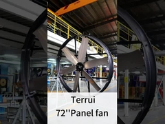 Ventilatore di scarico di fumo da fuoco a risparmio energetico con potenza 3Φ/380V/50Hz e volume d'aria/W 60m3/h