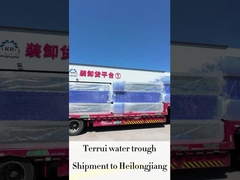 6 Set 1800W Riscaldamento elettrico 260L Blu LLDPE Aguazzatore automatico per bestiame con controllo della temperatura