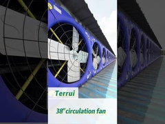 38'/0.96m Ventilatore industriale per il diametro della lama e 380-480V di tensione
