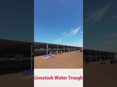 Cucina di polistirolo resistente agli urti per mucca con tubo intrecciato da 1